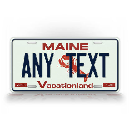 Custom 1990-1999 Maine "Vacationland" License Plate