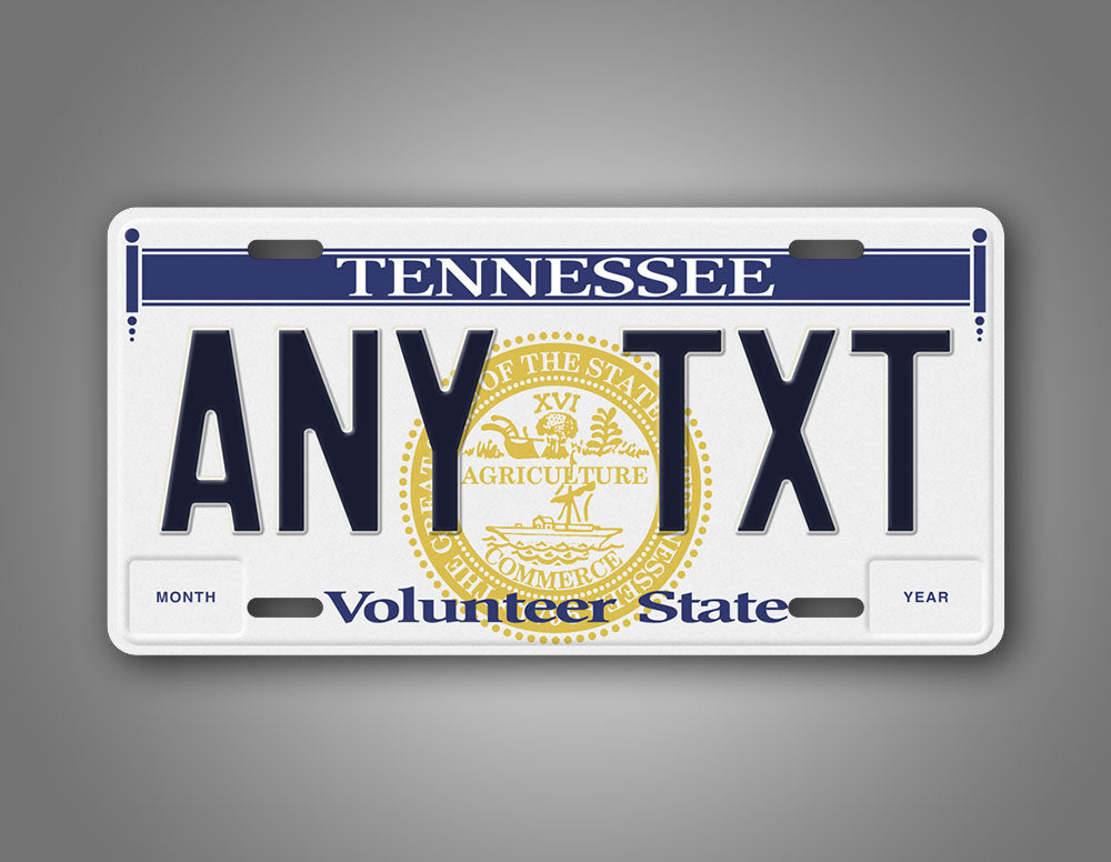 Personalized 1976-1982 Tennessee State License Plate