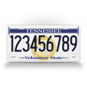 Personalized 1976-1982 Tennessee State Custom License Plate