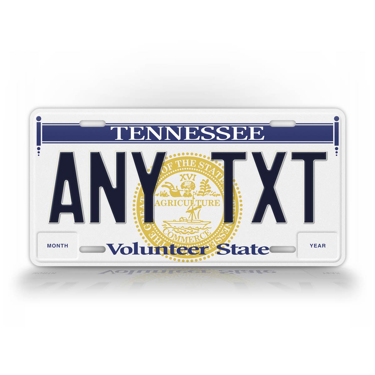 Personalized 1976-1982 Tennessee State License Plate