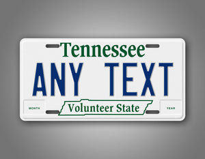 Personalized 1983-1987 Tennessee State Custom License Plate
