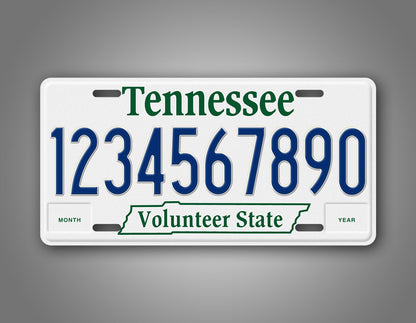 Personalized 1983-1987 Tennessee State Custom License Plate