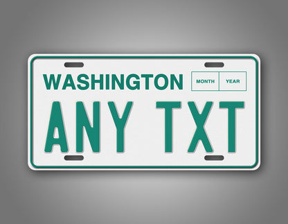 Personalized 1983-1986 Washington State Custom License Plate