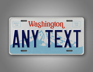 Personalized 1990-1998 Washington State Custom License Plate