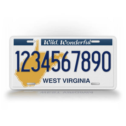 Custom 1982-1994 West Virginia Custom License Plate