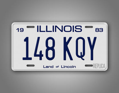 Personalized 1979-1983 Illinois State License Plate