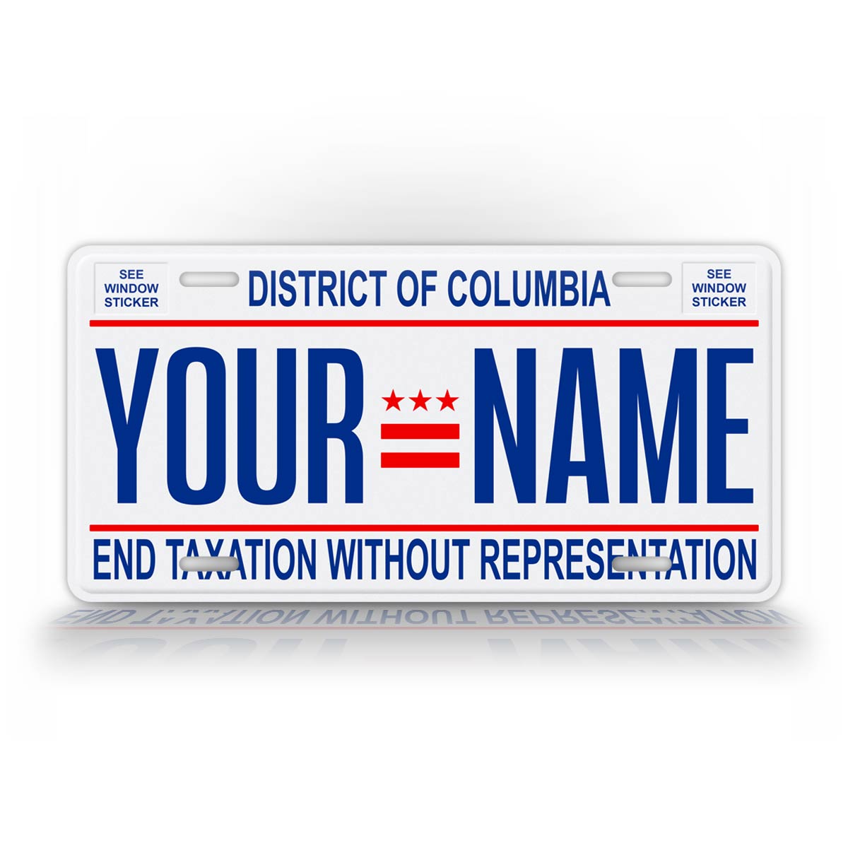 Personalized District Of Columbia Washington D.C License Plate ...