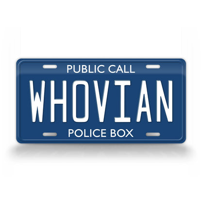 Doctor Who Whovian License Plate