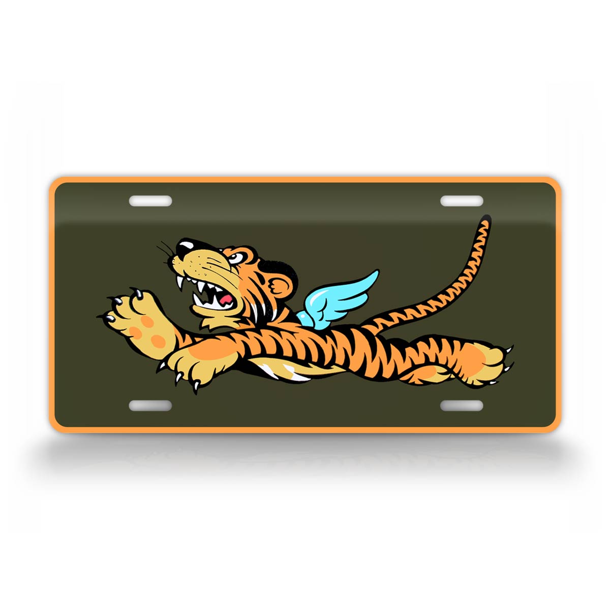WWII Flying Tigers Emblem License Plate 