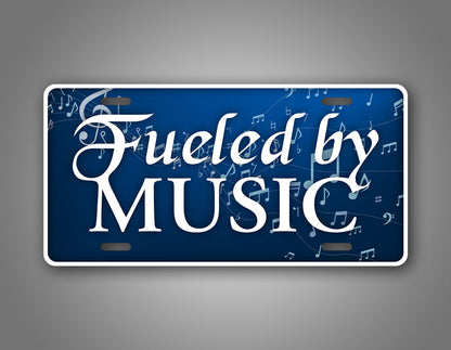 I Am Fueled By Music Auto Tag 