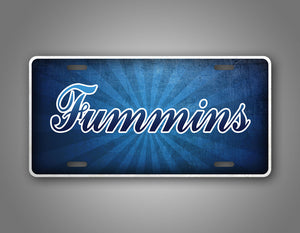 Ford And Cummins Cross Over License Plate Fummins Auto Tag 