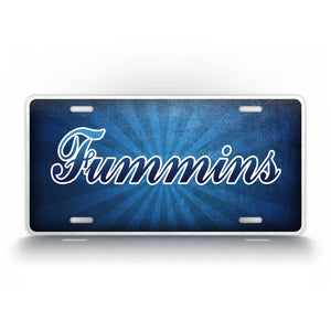 Ford And Cummins Cross Over License Plate Fummins 