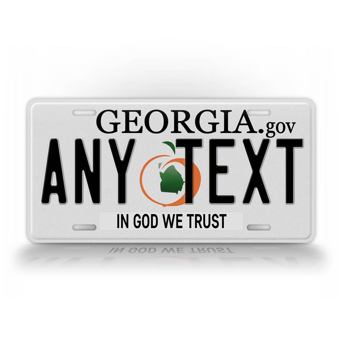 Custom Novelty Georgia State License Plate 