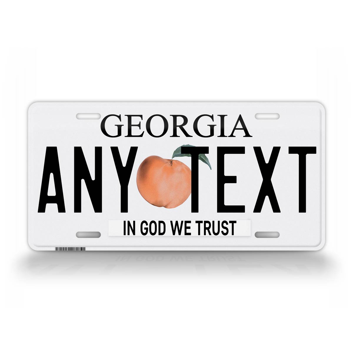 Personalized Novelty Georgia State License Plate 