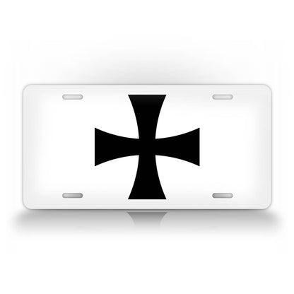 WW1 German Vehicle Identification Cross License Plate