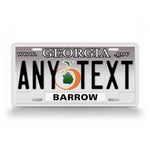 Personalized Georgia State Novelty License Plate 