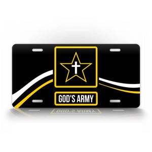 God's Army Christian License Plate 