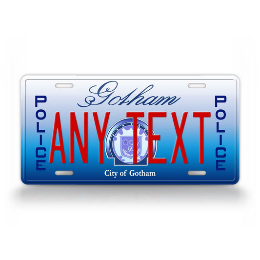 Personalized Gotham City Police License Plate 