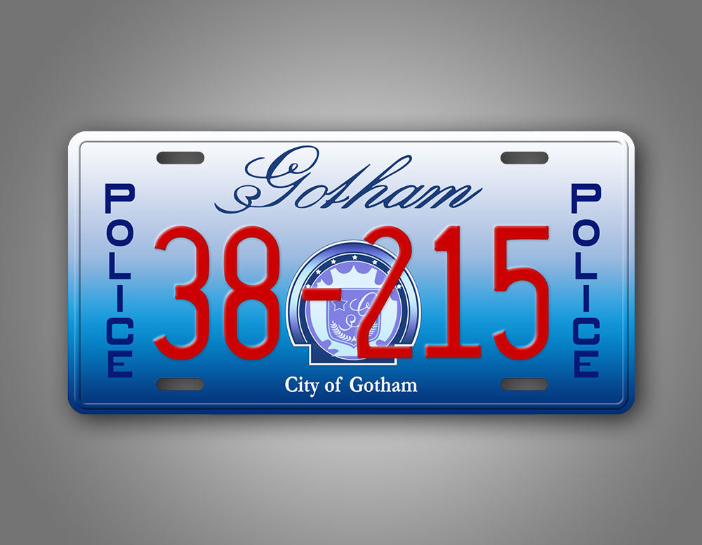 Custom City Of Gotham Batman Auto Tag 