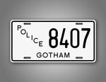 Custom Text Gotham City Police Auto tag 
