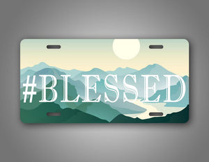 Hashtag Blessed Mountains Auto Tag 