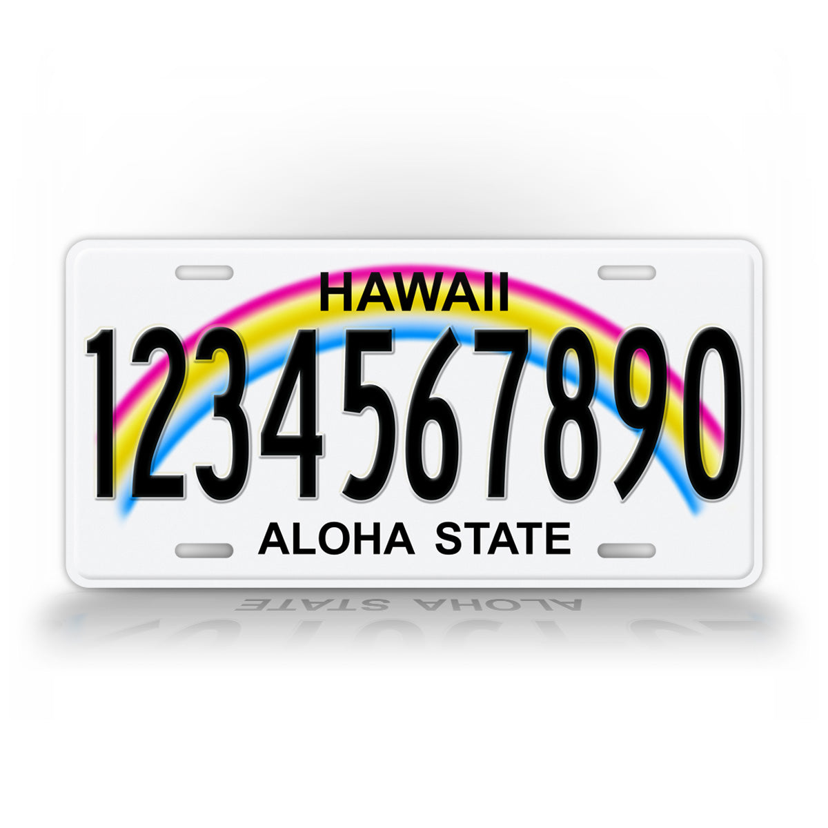 Any Text Hawaii Personalized State Auto Tag