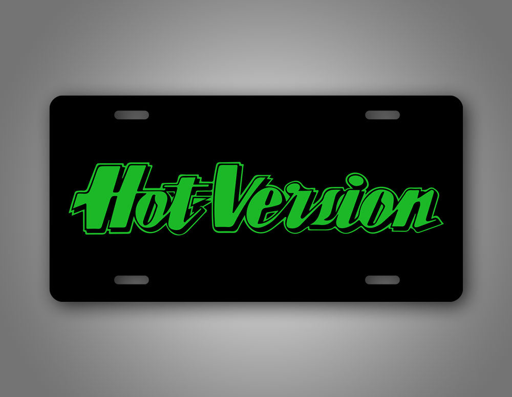 JDM Hot Version Racing Sticker License Plate 
