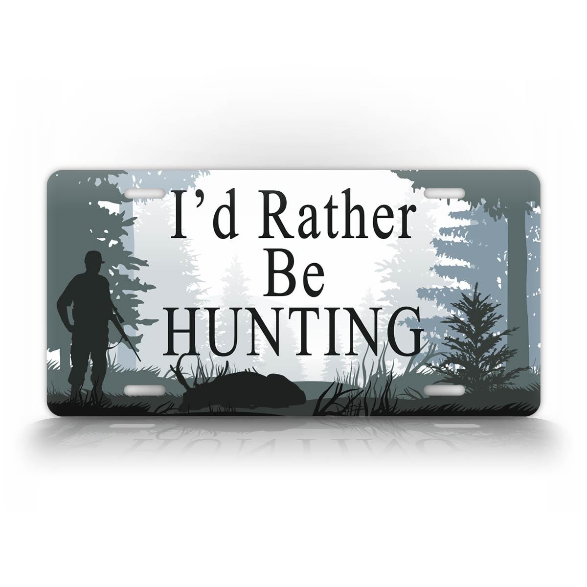 Deer Hunting Auto Tag Hunter License Plate