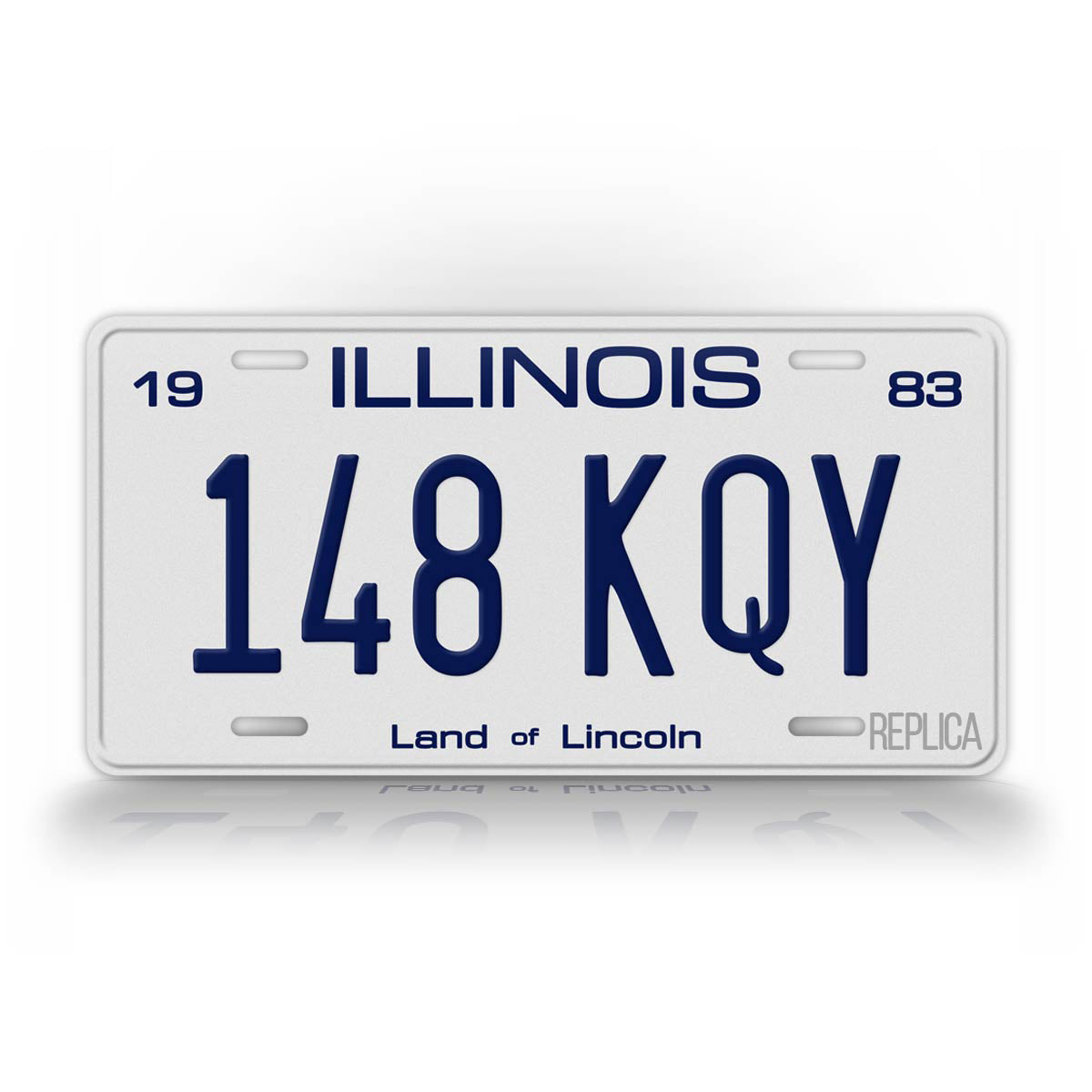 Personalized 1979-1983 Illinois State License Plate