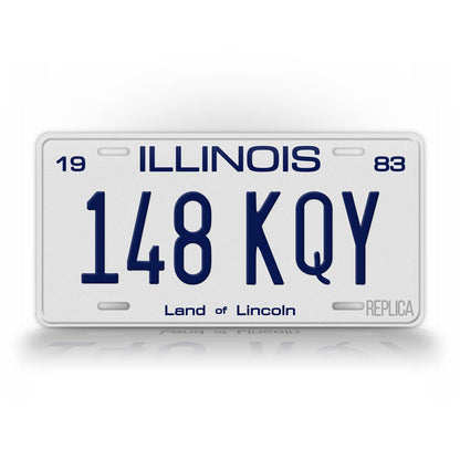 Personalized 1979-1983 Illinois State License Plate