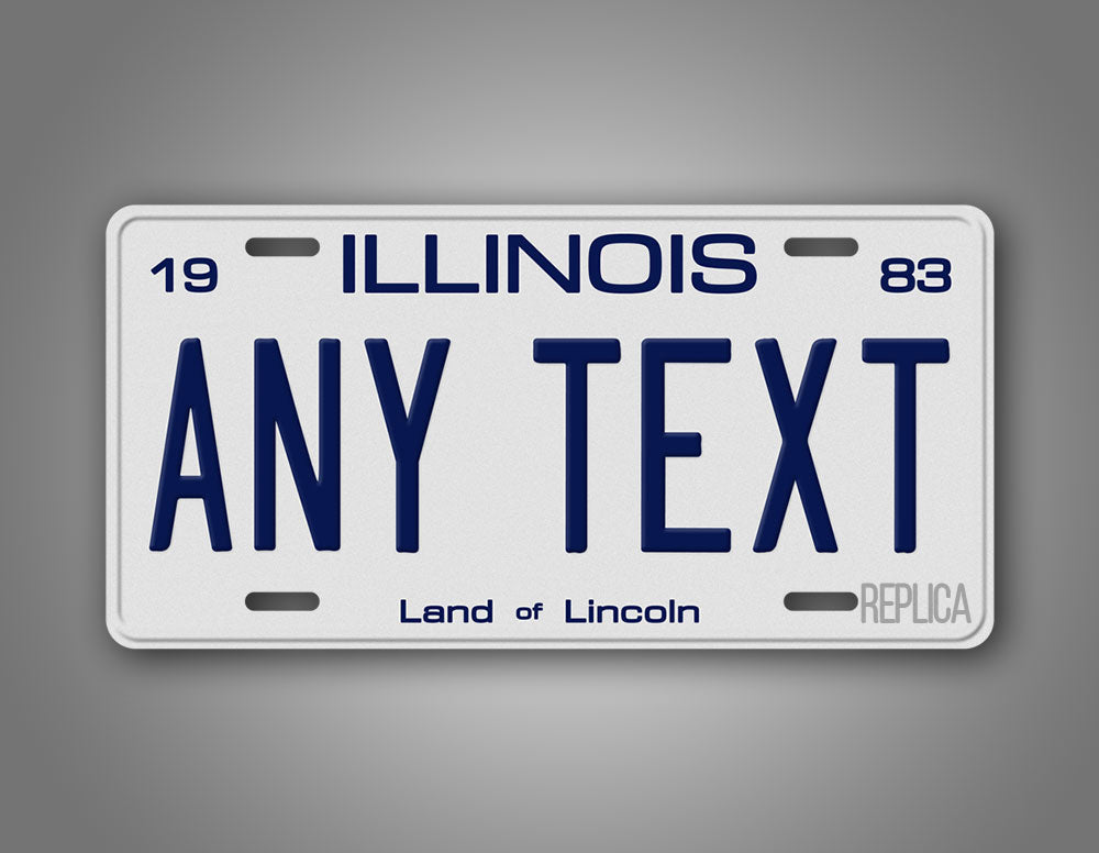 Personalized 1979-1983 Illinois State License Plate