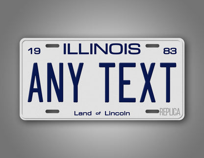 Personalized 1979-1983 Illinois State License Plate