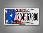 Custom Indiana State License Plate 