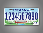 Personalized Indiana State Custom License Plate