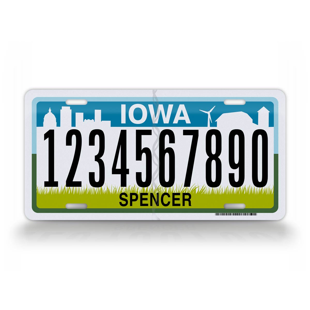 Personalized Novelty Iowa State License Plate 