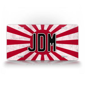 JDM Japanese Rising Sun License Plate 