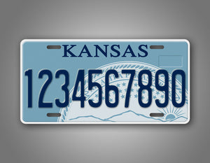 Novelty Kansas Personalized Car Auto Tag 