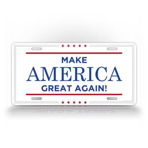 Trump Make America Great Again Auto Tag