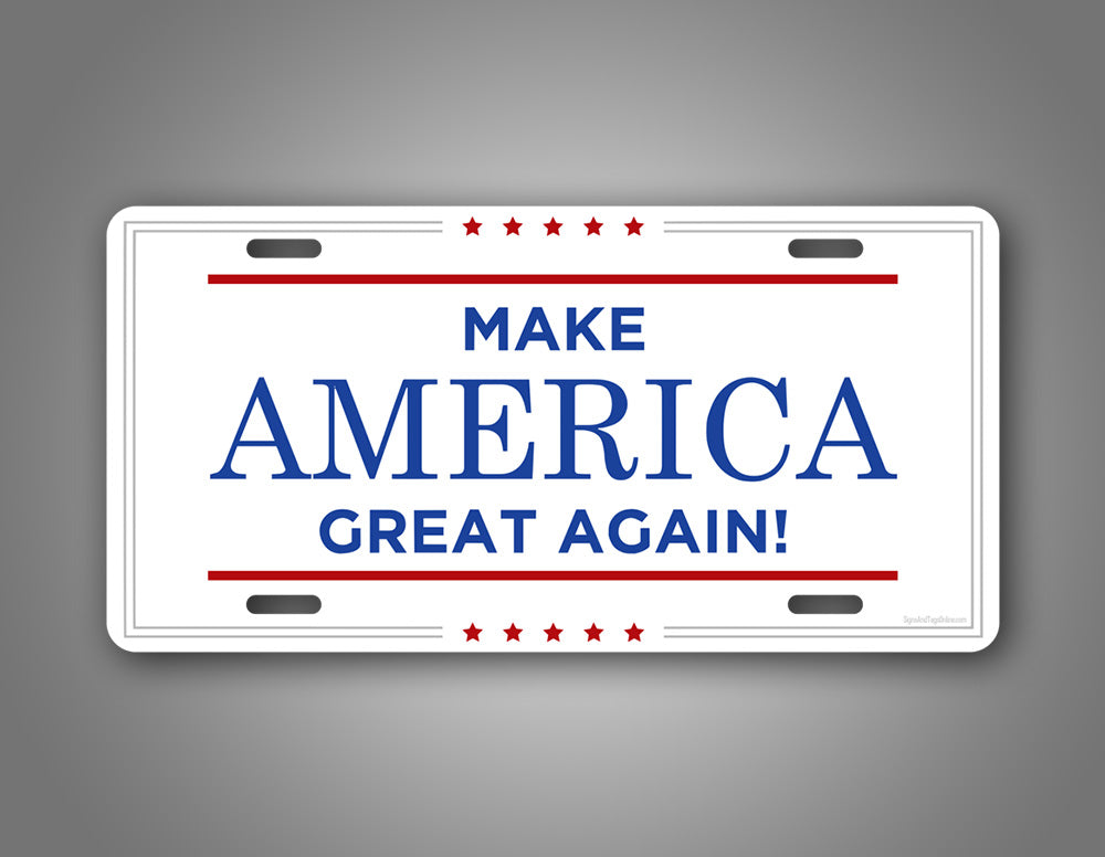 Trump Make America Great Again License Plate 