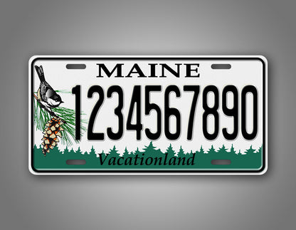 Personalized Maine State Custom License Plate