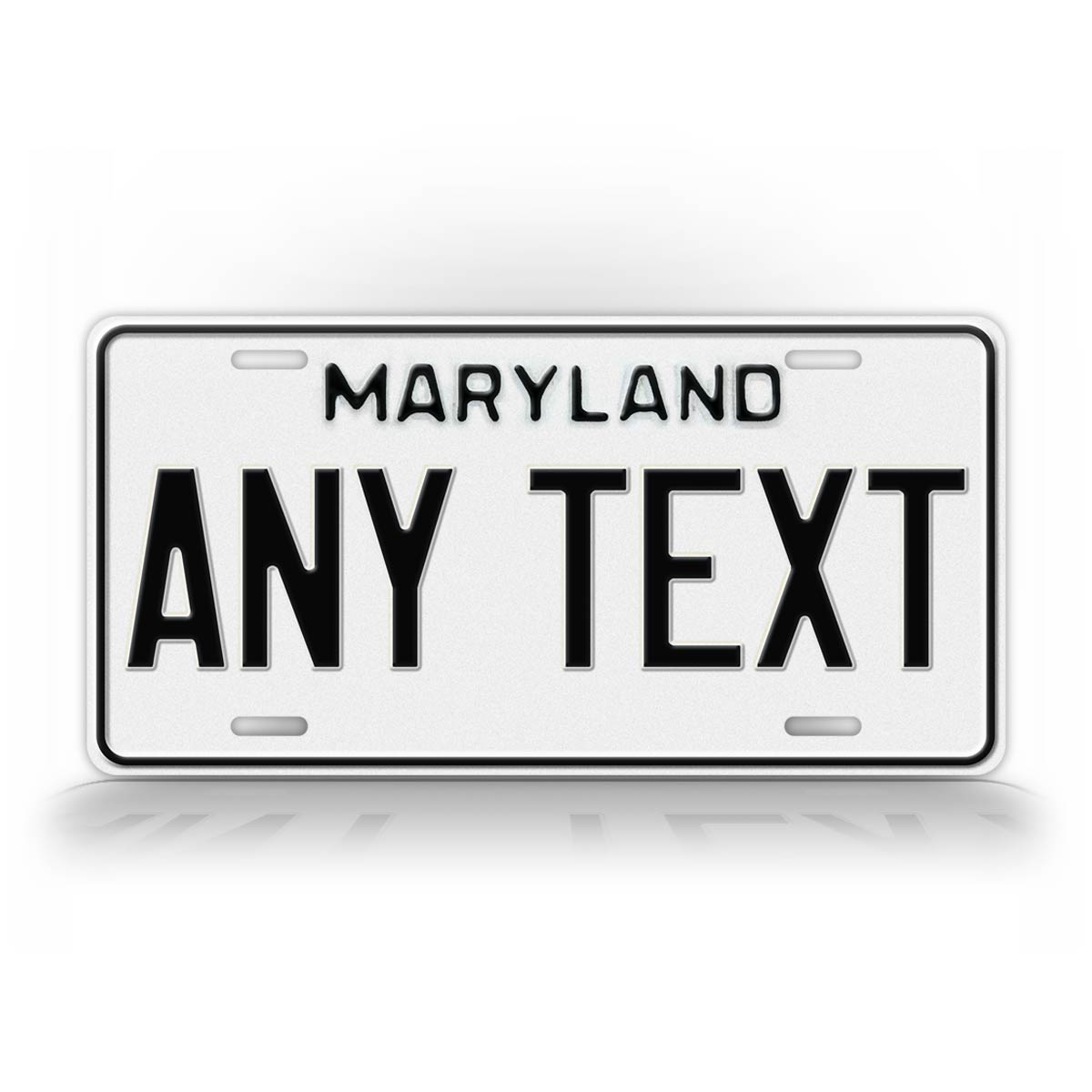 Personalized 1980-1986 Maryland State Custom License Plate