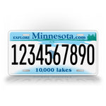 Custom Novelty Minnesota State License Plate 