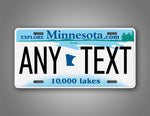 Personalized Novelty Minnesota State Auto Tag