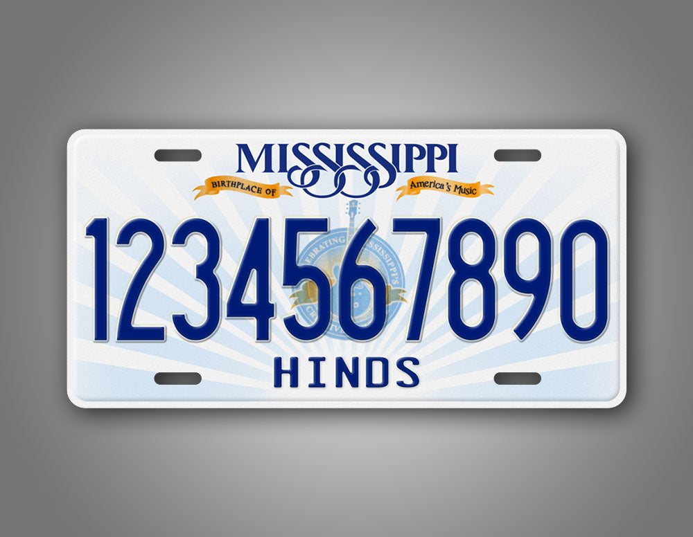 Mississippi State License Plate Personalized Auto Tag