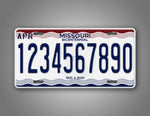 Missouri Personalized 2021 Bicentennial License Plate  