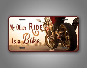 Motorcycle Photo License Plate 