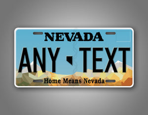 Personalized Any Text Nevada State Auto Tag