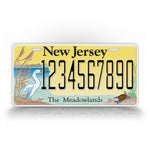 Personalized New Jersey Meadowlands Auto Tag  
