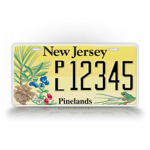Personalized Novelty New Jersey License Plate