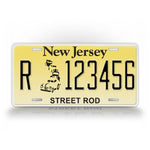 Custom Text New Jersey Street Rod License Plate